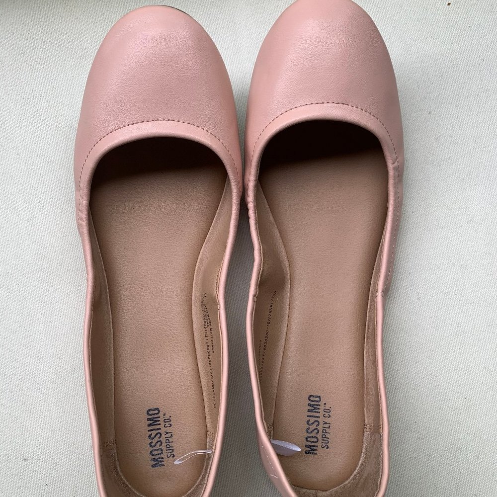 Pink ballet flats